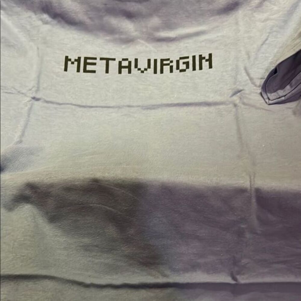 Purple T-Shirt with Black Text